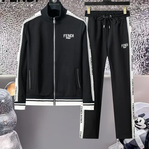 Fendi Tracksuits Long Sleeved For Men #1426787 $92.00 USD, Wholesale Replica Fendi Tracksuits