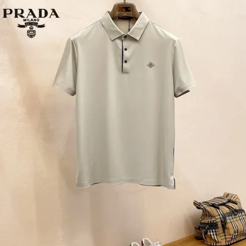 Prada T-Shirts Short Sleeved For Men #1426811 $48.00 USD, Wholesale Replica Prada T-Shirts