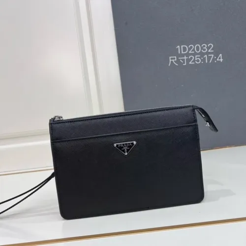 Prada AAA Man Pouches #1426827 $96.00 USD, Wholesale Replica Prada AAA Man Wallets