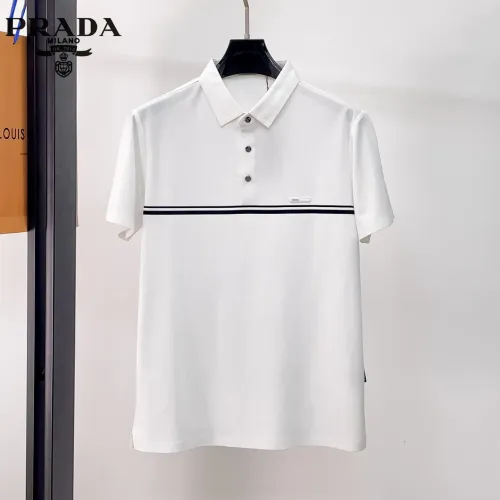Prada T-Shirts Short Sleeved For Men #1426882 $48.00 USD, Wholesale Replica Prada T-Shirts