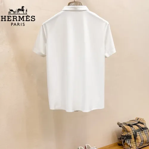 Replica Hermes Shirts Short Sleeved For Men #1426890 $52.00 USD for Wholesale