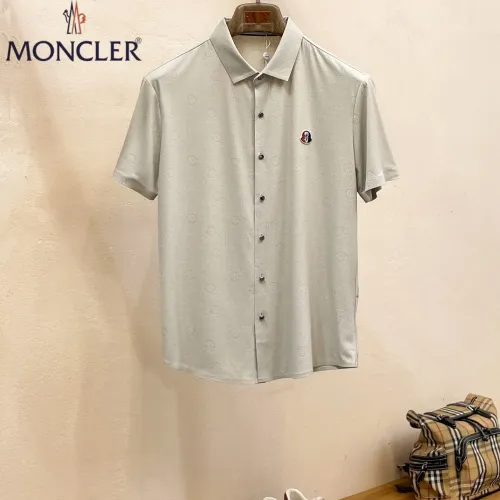 Moncler Shirts Short Sleeved For Men #1426929 $52.00 USD, Wholesale Replica Moncler Shirts