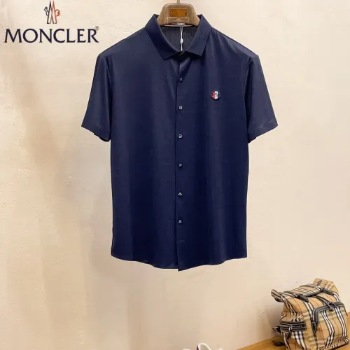 Moncler Shirts Short Sleeved For Men #1426930 $52.00 USD, Wholesale Replica Moncler Shirts
