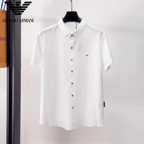 Armani Shirts Short Sleeved For Men #1426932 $52.00 USD, Wholesale Replica Armani Shirts