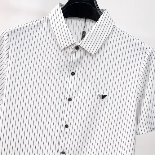Replica Armani Shirts Short Sleeved For Men #1426945 $52.00 USD for Wholesale