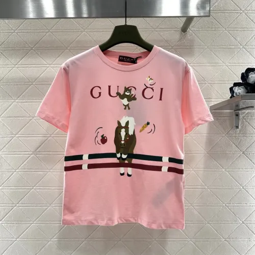 Gucci T-Shirts Short Sleeved For Women #1426961 $64.00 USD, Wholesale Replica Gucci T-Shirts