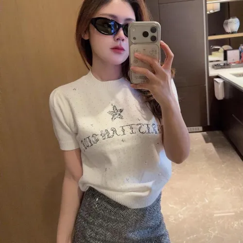 Replica Christian Dior T-Shirts Short Sleeved For Women #1426964 $82.00 USD for Wholesale