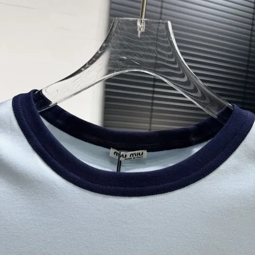 Replica MIU MIU T-Shirts Short Sleeved For Women #1426967 $64.00 USD for Wholesale