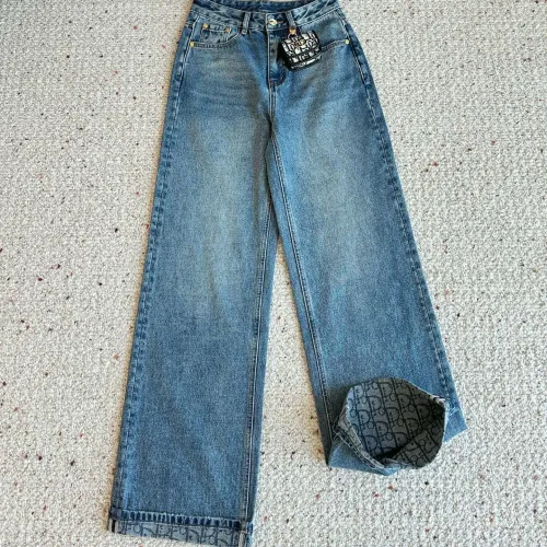 Replica Christian Dior Jeans For Women #1426970 $85.00 USD for Wholesale