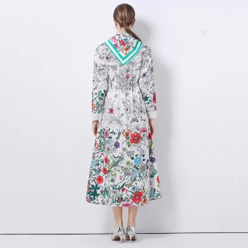 Replica Gucci Dresses Long Sleeved For Women #1426980 $68.00 USD for Wholesale