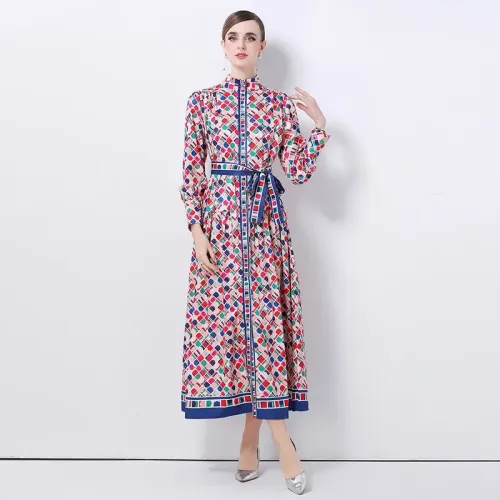 Replica Valentino Dresses Long Sleeved For Women #1426983 $68.00 USD for Wholesale