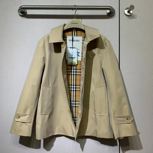 Replica Burberry Trench Coat Long Sleeved For Women #1427102 $132.00 USD for Wholesale