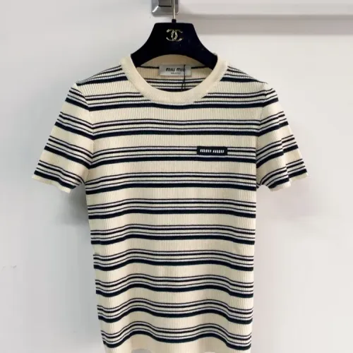 MIU MIU T-Shirts Short Sleeved For Women #1427125