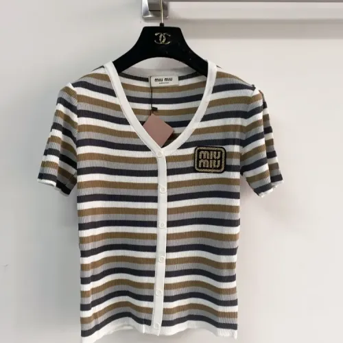 MIU MIU T-Shirts Short Sleeved For Women #1427131