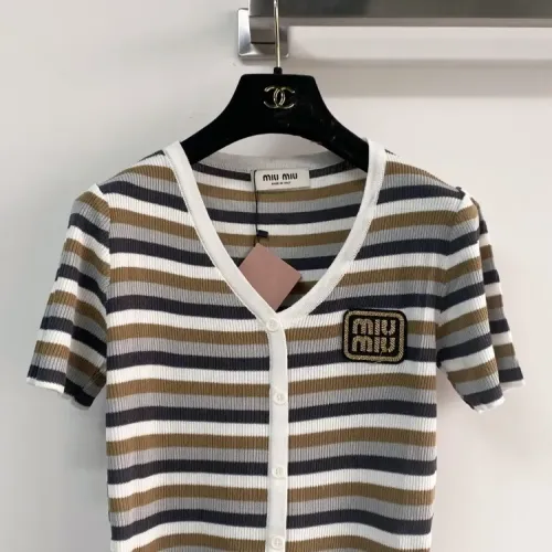 Replica MIU MIU T-Shirts Short Sleeved For Women #1427131 $98.00 USD for Wholesale