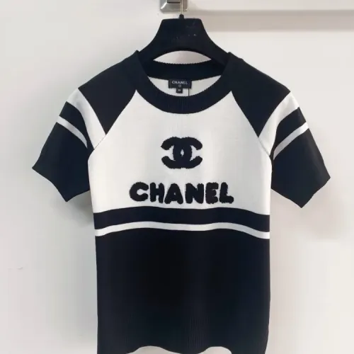 Chanel T-Shirts Short Sleeved For Women #1427148 $96.00 USD, Wholesale Replica Chanel T-Shirts