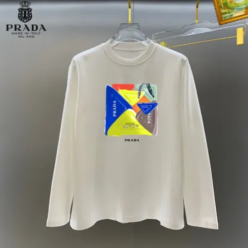Prada T-Shirts Long Sleeved For Unisex #1427163 $34.00 USD, Wholesale Replica Prada T-Shirts