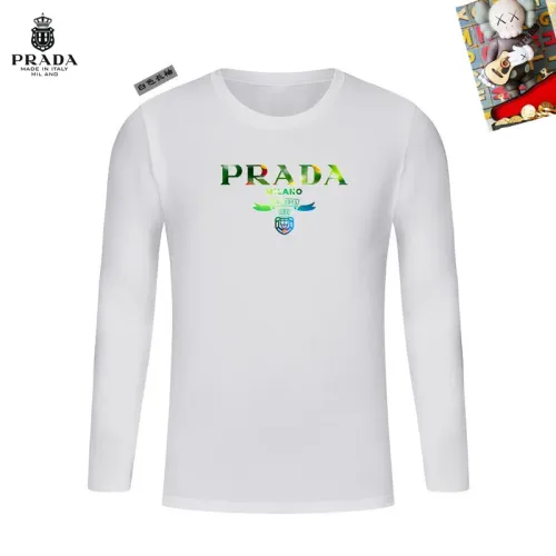 Prada T-Shirts Long Sleeved For Unisex #1427246 $34.00 USD, Wholesale Replica Prada T-Shirts
