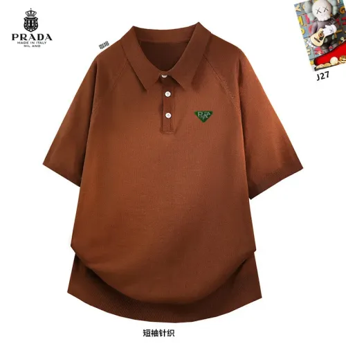 Prada T-Shirts Short Sleeved For Men #1427348 $42.00 USD, Wholesale Replica Prada T-Shirts