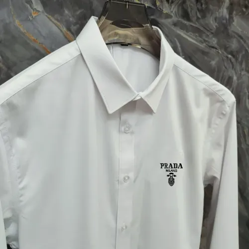 Replica Prada Shirts Long Sleeved For Men #1427381 $40.00 USD for Wholesale