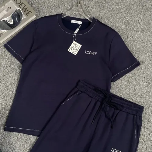 Replica LOEWE Tracksuits Short Sleeved For Women #1427406 $88.00 USD for Wholesale