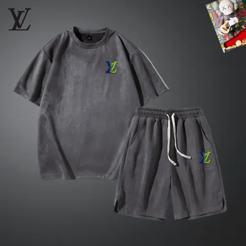 Louis Vuitton LV Tracksuits Short Sleeved For Men #1427484 $48.00 USD, Wholesale Replica Louis Vuitton LV Tracksuits