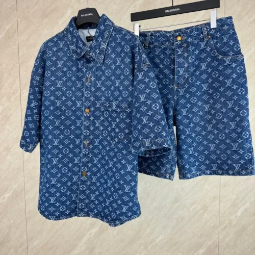 Louis Vuitton LV Tracksuits Short Sleeved For Unisex #1427833 $140.00 USD, Wholesale Replica Louis Vuitton LV Tracksuits