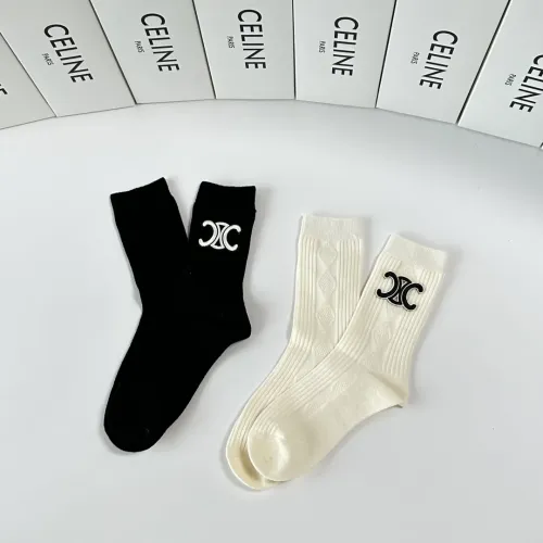 Replica Celine Socks #1427934 $29.00 USD for Wholesale
