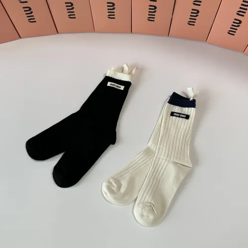 MIU MIU Socks #1427937 $29.00 USD, Wholesale Replica MIU MIU Socks