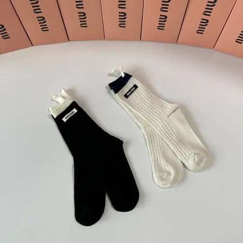 Replica MIU MIU Socks #1427937 $29.00 USD for Wholesale