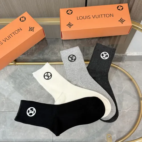 Replica Louis Vuitton LV Socks #1428159 $29.00 USD for Wholesale