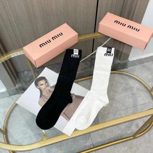 Replica MIU MIU Socks #1428162 $29.00 USD for Wholesale