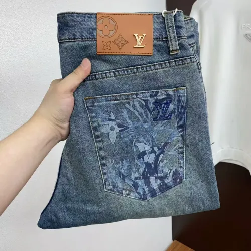 Louis Vuitton LV Jeans For Men #1428579 $48.00 USD, Wholesale Replica Louis Vuitton LV Jeans