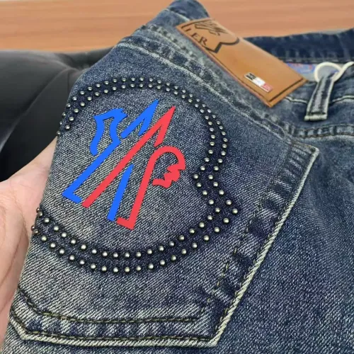 Replica Moncler Jeans For Men #1428584 $48.00 USD for Wholesale