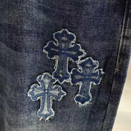 Replica Chrome Hearts Jeans For Men #1428596 $52.00 USD for Wholesale