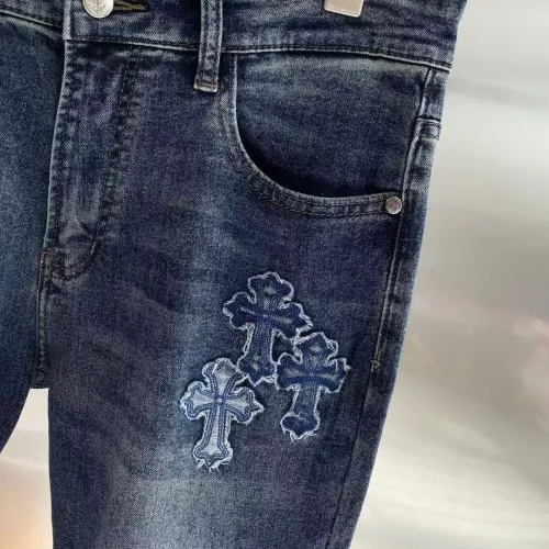 Replica Chrome Hearts Jeans For Men #1428596 $52.00 USD for Wholesale