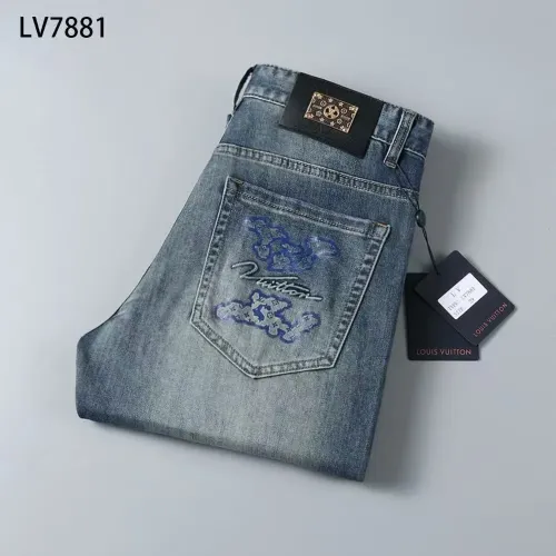 Louis Vuitton LV Jeans For Men #1428608 $45.00 USD, Wholesale Replica Louis Vuitton LV Jeans