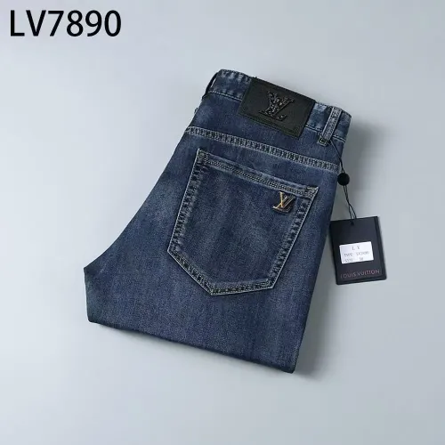 Louis Vuitton LV Jeans For Men #1428609 $45.00 USD, Wholesale Replica Louis Vuitton LV Jeans