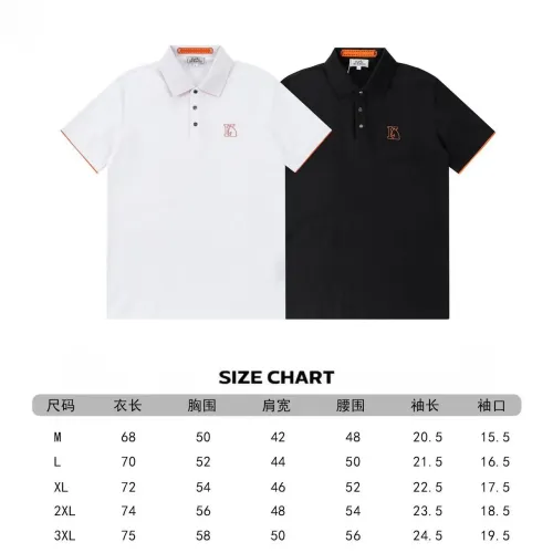 Replica Hermes T-Shirts Short Sleeved For Men #1428690 $39.00 USD for Wholesale
