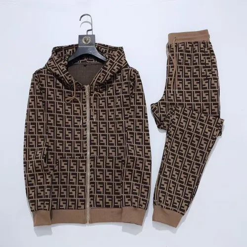 Fendi Tracksuits Long Sleeved For Men #1428760 $92.00 USD, Wholesale Replica Fendi Tracksuits
