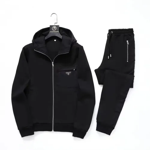 Prada Tracksuits Long Sleeved For Men #1428789 $92.00 USD, Wholesale Replica Prada Tracksuits
