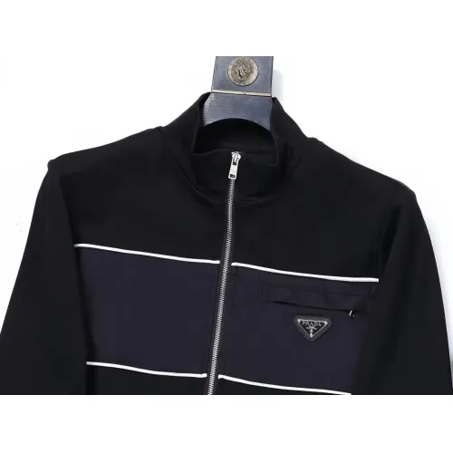 Replica Prada Tracksuits Long Sleeved For Men #1428799 $92.00 USD for Wholesale