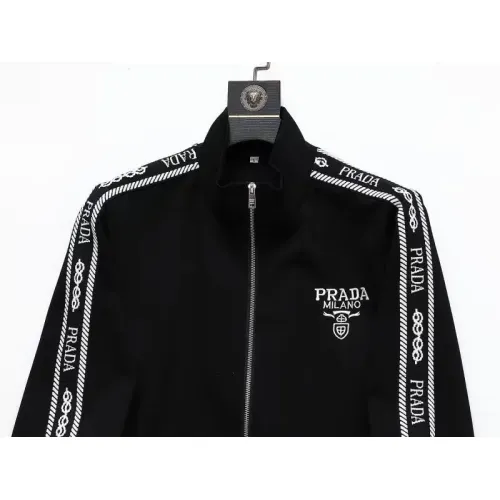 Replica Prada Tracksuits Long Sleeved For Men #1428800 $92.00 USD for Wholesale