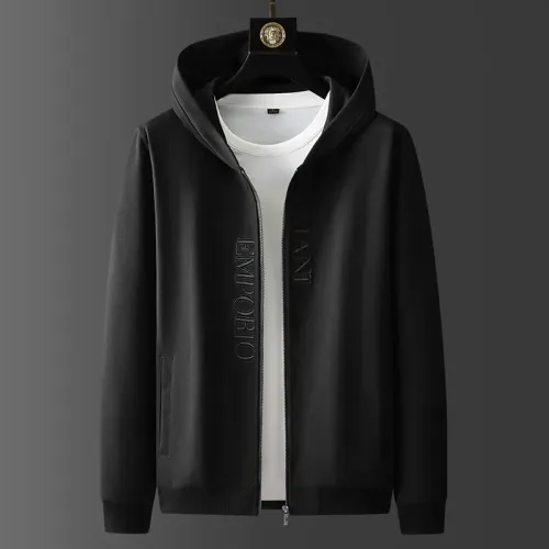 Replica Armani Tracksuits Long Sleeved For Men #1428870 $85.00 USD for Wholesale