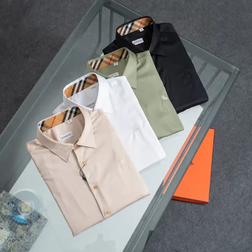 Replica Burberry Shirts Long Sleeved For Men #1428953 $40.00 USD for Wholesale
