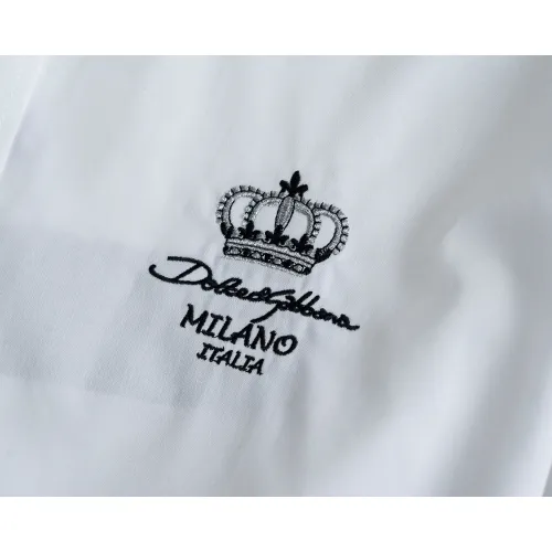 Replica Dolce & Gabbana D&G Shirts Long Sleeved For Men #1428964 $48.00 USD for Wholesale