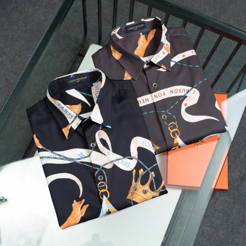 Replica Louis Vuitton LV Shirts Long Sleeved For Men #1428968 $48.00 USD for Wholesale