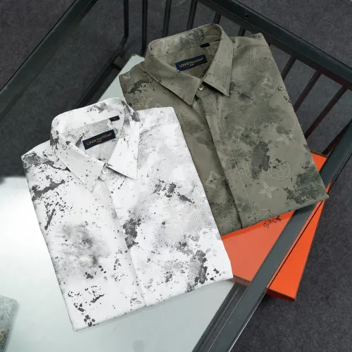Replica Louis Vuitton LV Shirts Long Sleeved For Men #1428970 $48.00 USD for Wholesale