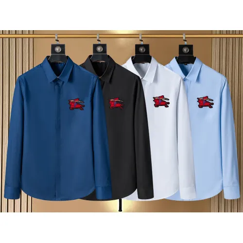 Replica Burberry Shirts Long Sleeved For Men #1428978 $40.00 USD for Wholesale