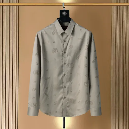 Gucci Shirts Long Sleeved For Men #1428987 $48.00 USD, Wholesale Replica Gucci Shirts